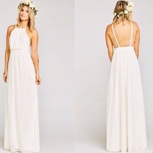 Show Me Your Mumu | Amanda White Chiffon Maxi